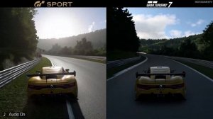 Gran Turismo Sport vs Gran Turismo 7 - Renault Sport R.S.01 at Nordschleife Comparison