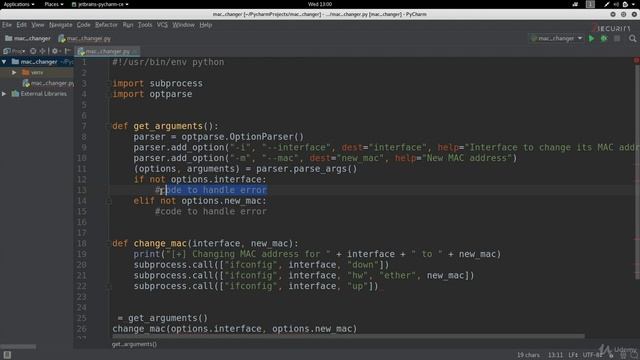 Using Conditional Statements in MAC Changer смотреть онлайн
