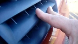 Renault Megane MK2 front grill panel removal to access horn