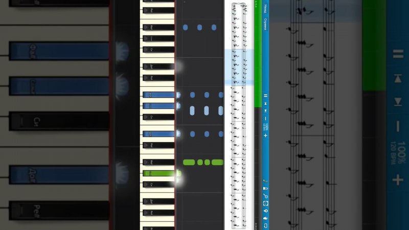 Игорь Растеряев - Комбайнеры (на пианино Synthesia cover) #shorts #pianotutorial #synthesia #ноты