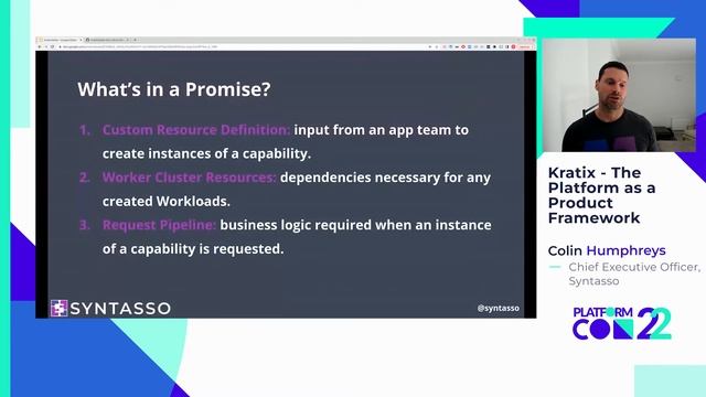 Kratix - The Platform as a Product Framework • Colin Humphreys • PlatformCon 2022 смотреть онлайн