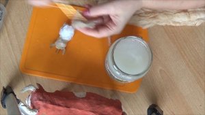 МК ватная игрушка бычок "Символ нового года" от Тимофеевой Марины