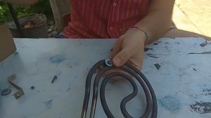 Сборка крепежа для ТЭНа