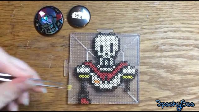 Mini Perler Bead Speed Bead DIY Tutorial - Papyrus Undertale смотреть онлайн