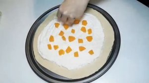 Быстрая галета с творожной начинкой и ягодами