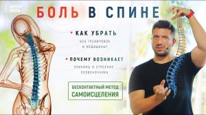 Боль в спине. Как убрать? Здоровая спина без упражнений!