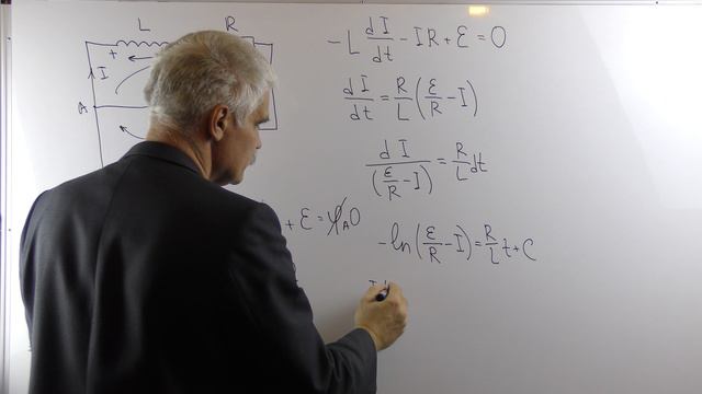 Электричество и магнетизм Лекция 10 часть 2 Переходный процесс с катушкой включение смотреть онлайн