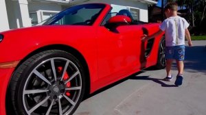Сеня и Папа НЕ ПОДЕЛИЛИ новый Porsche!
