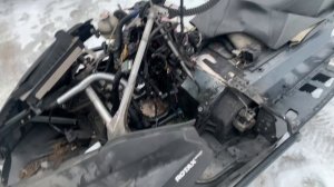 Brp Lynx Army 800 E-Tec с пробегом 9400 км. Часть 2. Брак или как!!!