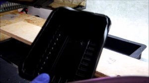 Нарезка минеральной ваты для микрозелени