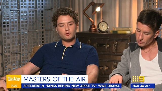 'Masters of the Air' star-studded cast catch up with Today | Today Show Australia смотреть онлайн