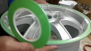 покраска дисков в чёрный серый метал