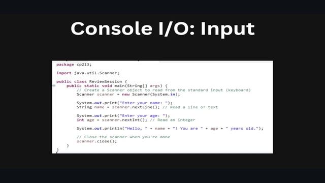 Intro To Java & OOP, Console I/O, and Flow of Control - CP213 Review Session #1 смотреть онлайн