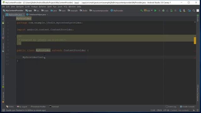131 Creating Your Own Content Provider Application Part 1 смотреть онлайн