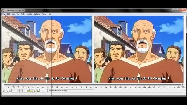 Remove Subtitles VirtualDub MSU Subtitle Remover смотреть онлайн