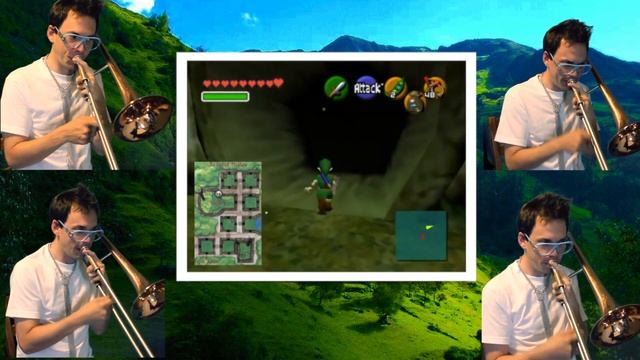 Saria's Song (Lost Woods) Trombone - Zelda Ocarina of Time смотреть онлайн