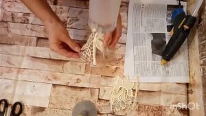 Подсвечник из старого плафона / красота из мусора / подсвечник / старинный подсвечник