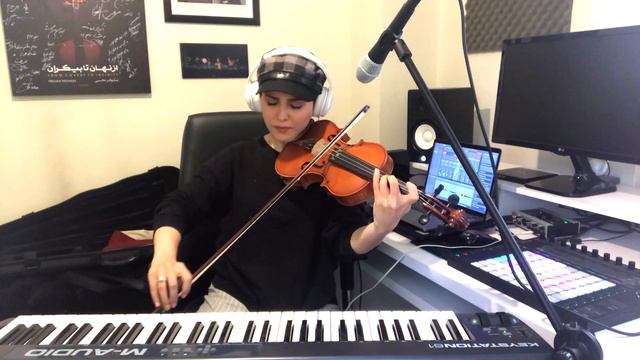 oriental violin improvisation with ableton push
