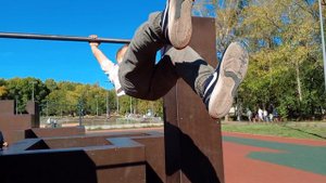 Паркурим на новой паркур зоне