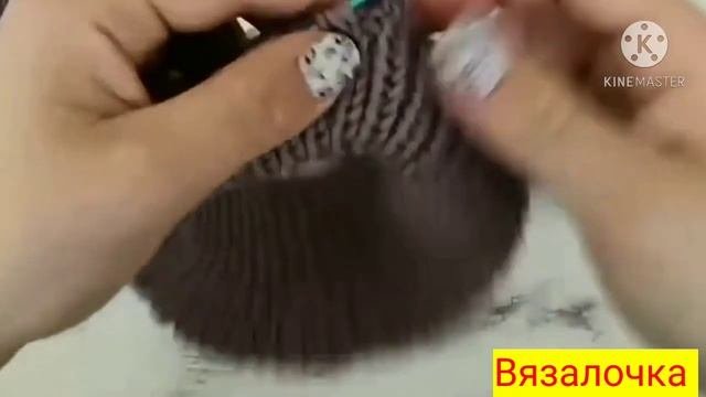 МК Двойной ворот резинкой спицами мастер класс, #воротспицами #популярное #вяжем #спицами#вязалочка