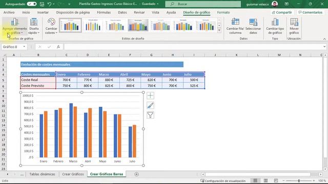 Cómo hacer GRÁFICOS DE BARRAS en Excel ?? Tutorial 2023 смотреть онлайн