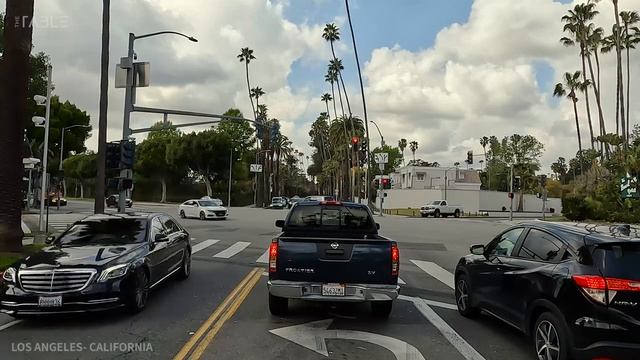 [4K] LOS ANGELES - Driving Beverly Hills, Westwood & Wilshire Boulevard, Los Angeles, California смотреть онлайн