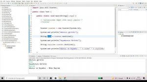 16) Java Dersleri : Kullanıcıdan Değer Alma Nedir, Nasıl Yapılır ? |SYSTEM.OUT.PRINTLN | USER VALUE