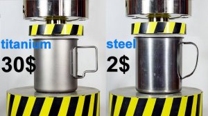 HYDRAULIC PRESS VS OLD AND MODERN MUGS