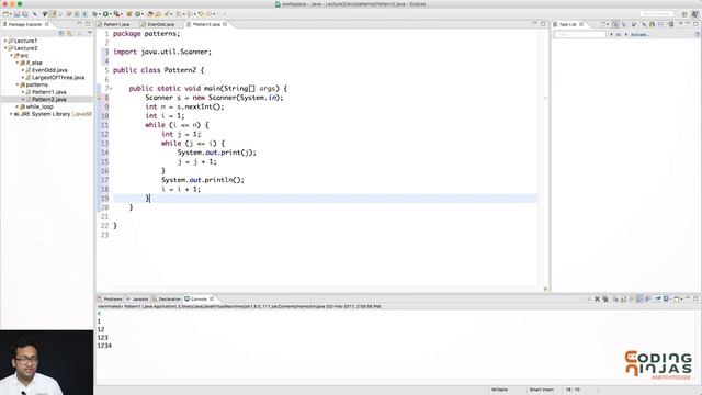 Patterns logic in JAVA смотреть онлайн