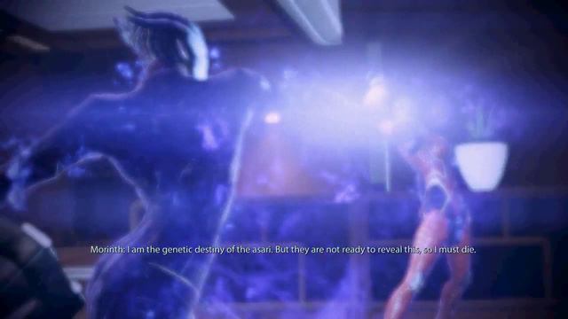 Mass Effect 2: Male Shepard (Renegade) helps Morinth kill Samara смотреть онлайн