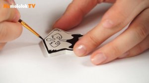 95. Деревянные значки Мордашки лобзиком