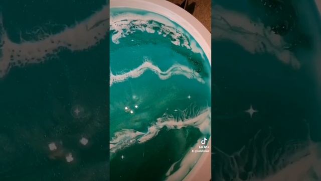 Эпоксидная смола!Декорирую журнальный стол! смотреть онлайн