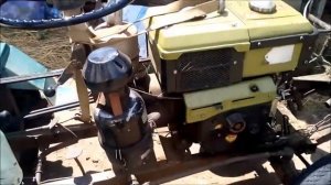 Самодельный трактор с Мотоблока и Сеялка,