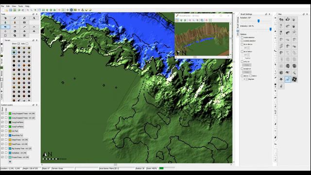 [Malgarus] - Minecraft worldpainter TimeLaps смотреть онлайн
