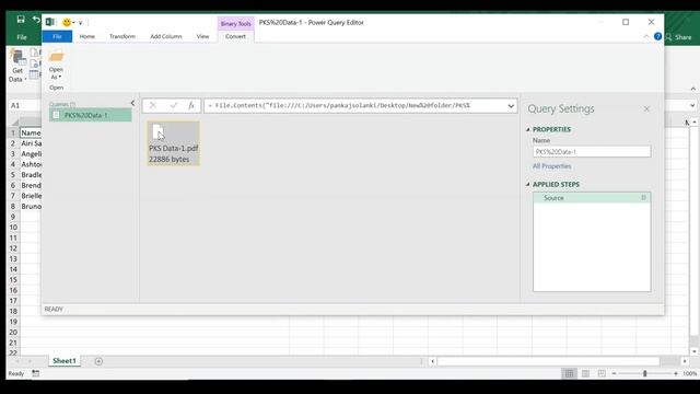 How to Convert PDF to Excel in Easy Staps || Using Microsoft Excel ||