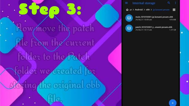 Easiest way to Download and Install OBB Patches for PES 2021 Mobile