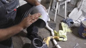 Замена многолетнего СТОЯКА канализации , труб водопровода