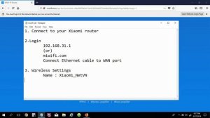 Xiaomi : 192.168.31.1 (miwifi.com) | Login and Setup Mi Wireless router | NETVN