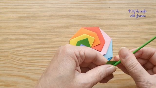 Лёгкие поделки для детей на 8 марта / Handmade Mother's Day Pop-up card / Pop-up Card for Kids |