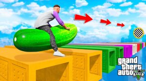 КАК ДАЛЕКО ОГУРЕЦ СМОЖЕТ ПРОЕХАТЬ по СЛОМАННОЙ ДОРОГЕ в ГТА 5 МОДЫ - ЭКСПЕРИМЕНТЫ в GTA 5