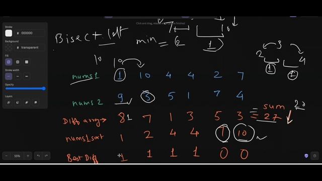 LeetCode 1818 Minimum Absolute Sum Difference | Python Solution #python #1818 смотреть онлайн