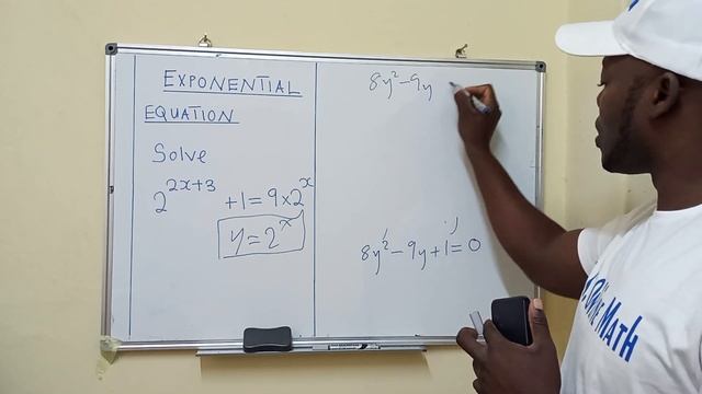 Solve the Exponential Equation 2^2x+3 + 1 = 9x2^x смотреть онлайн