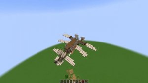 Valkyrien Skies Clockwork Bomber plane in Minecraft!