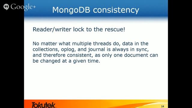 Transactional Semantics of MongoDB смотреть онлайн
