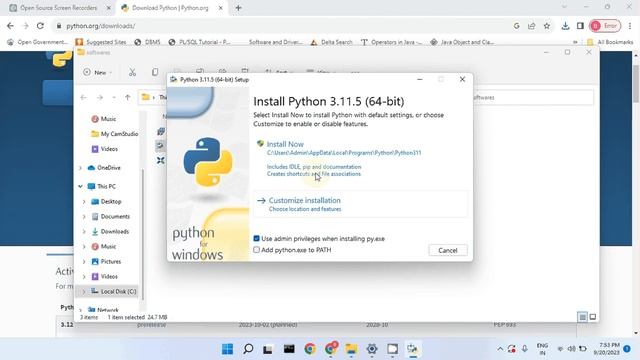 1 Download and Install Python on Windows смотреть онлайн