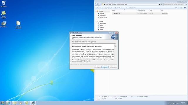 Part 1 - Installing Brian Lara Cricket 99 SE 2008 on Windows 7 and Windows XP