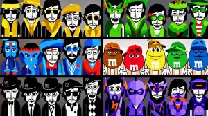 ВСЕ ПЕРСОНАЖИ INCREDIBOX ОДНОВРЕМЕННО V1,V2,V3,V4,V5,V6,V7!