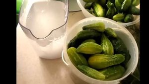Хрустящие огурчики на зиму с горчичным порошком  Cucumbers for winter with mustard powder