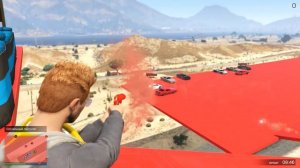 ТОЛПА БЕГУНОВ ПРОТИВ АДСКИХ ЛЕТАЮЩИХ МАШИН НА ТРОПЕ СМЕРТИ! (GTA 5 Смешные моменты)