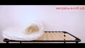 Этапы распаковки ортопедического матраса.